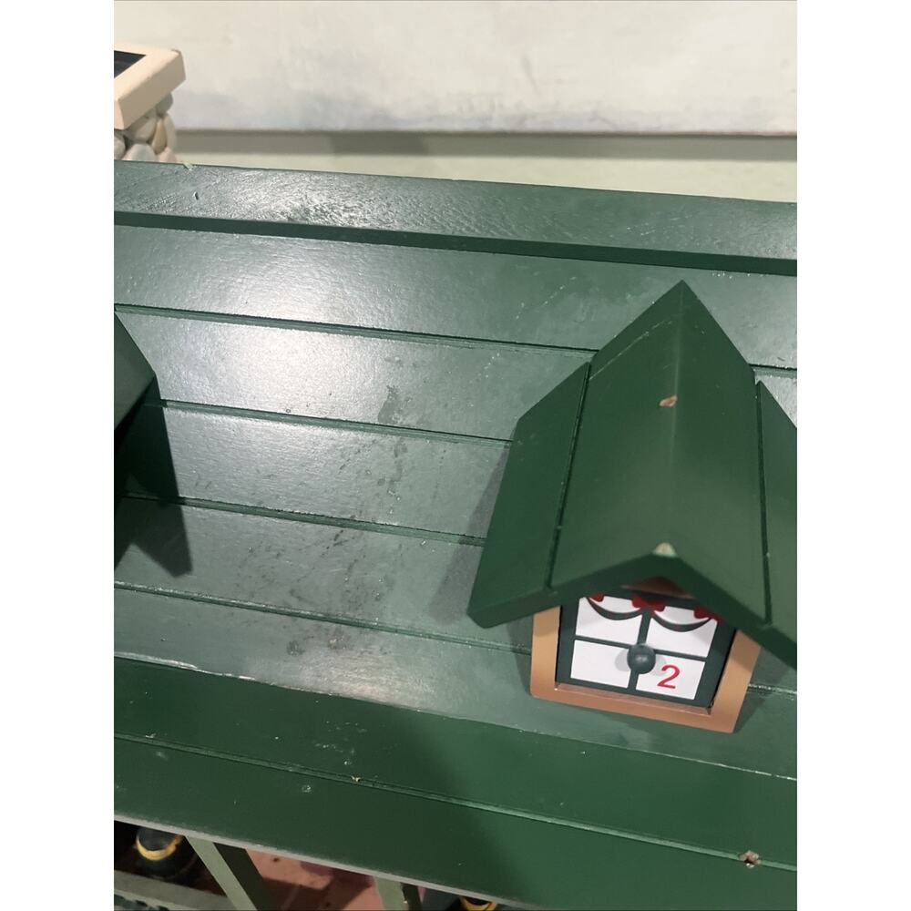 Wooden House Advent Calendar, Christmas Theme Plow And Hearth 24 Wooden Figurine - Picture 13 of 16